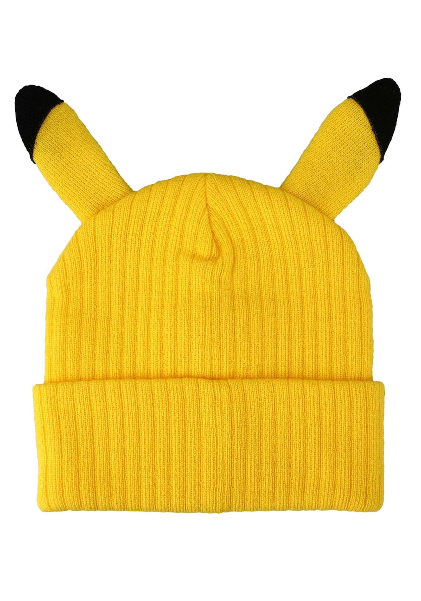Pikachu 3D Cosplay Cuff Beanie