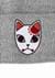 Demon Slayer Fox Mask Embroidered Cuff Beanie Alt 2