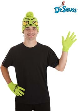 Dr Seuss Adult The Grinch Hat Gloves Set