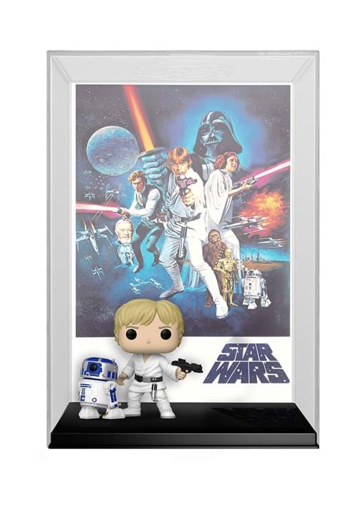 POP Movie Poster SW A New Hope Luke R2D2