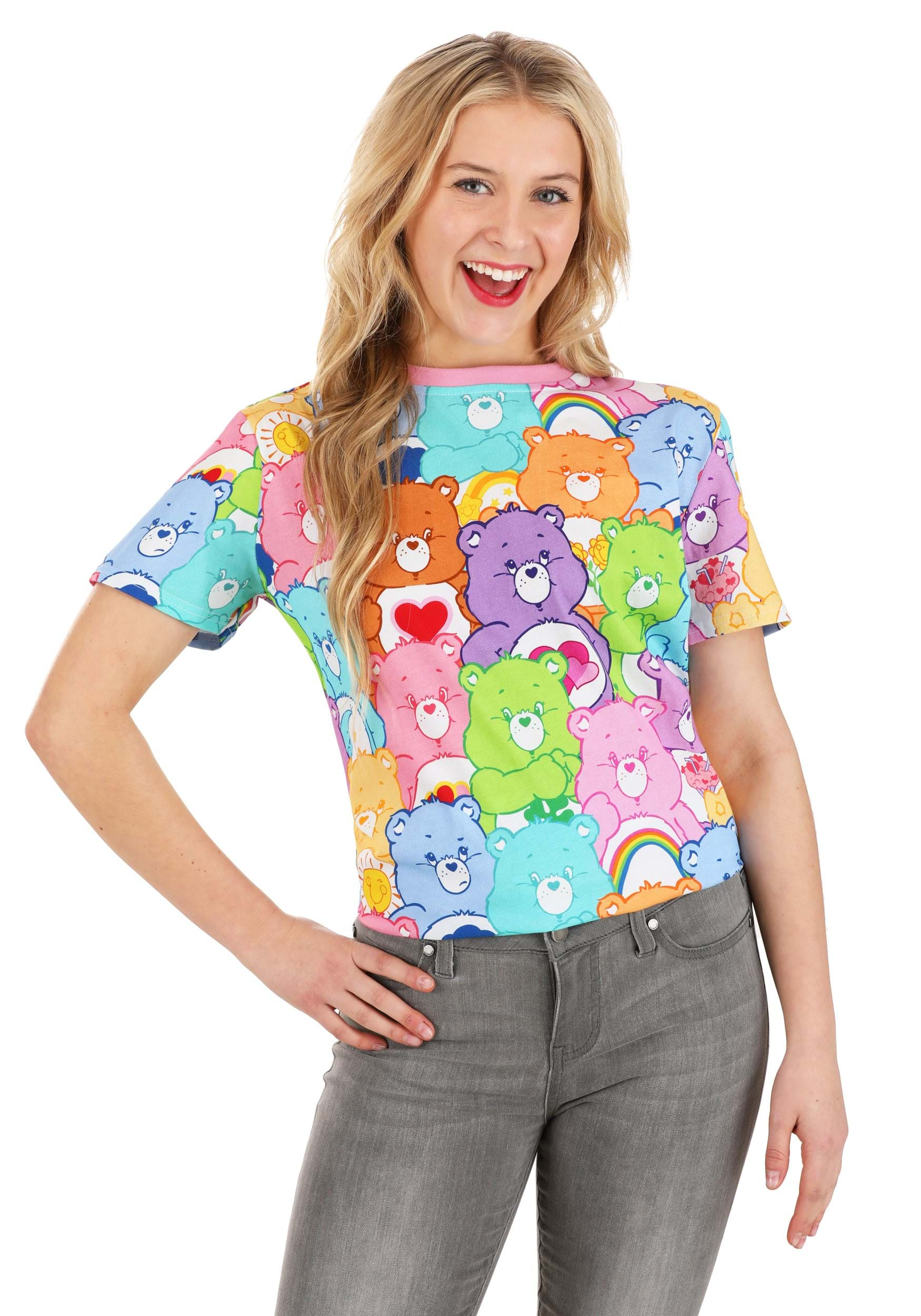 Cakeworthy Care Bears AOP Shirt , Care Bear Gifts