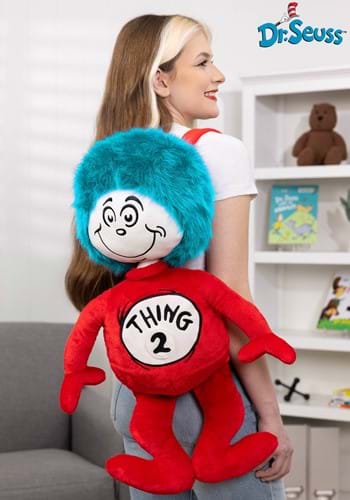 Dr Seuss Thing 1 2 Plush Backpack