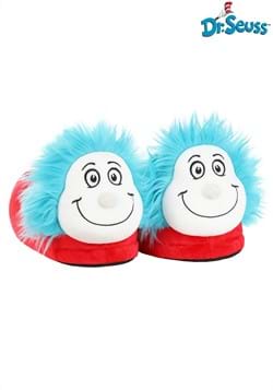 Adult Thing 1 Thing 2 3D Character Slippers