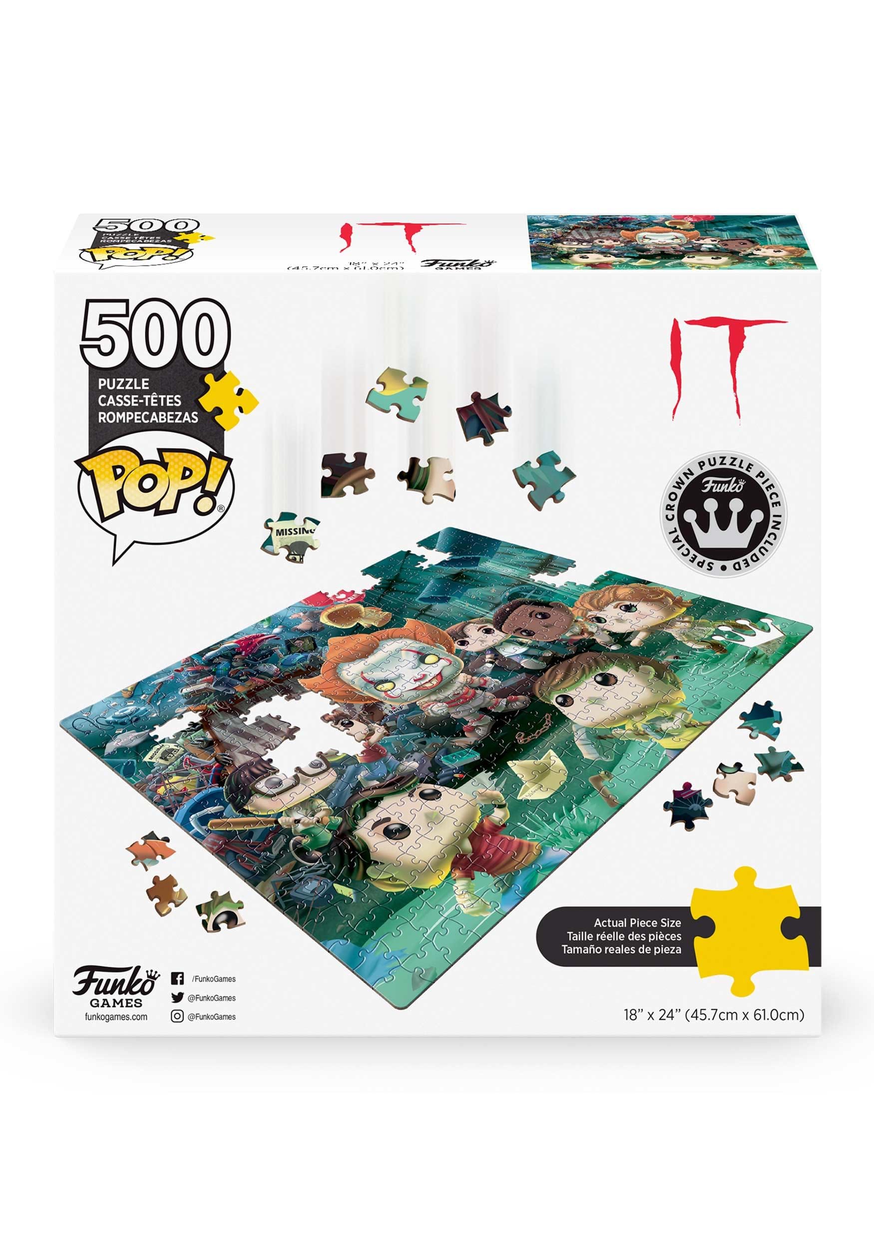 Funko POP! IT Chapter 1 500 Piece Puzzle , Horror Movie Gifts