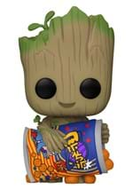 POP Marvel IAG Groot in Onesie with Cheese Puffs