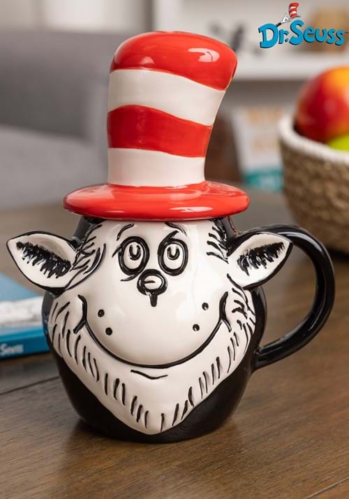 Cat in the Hat Sculpted Mug
