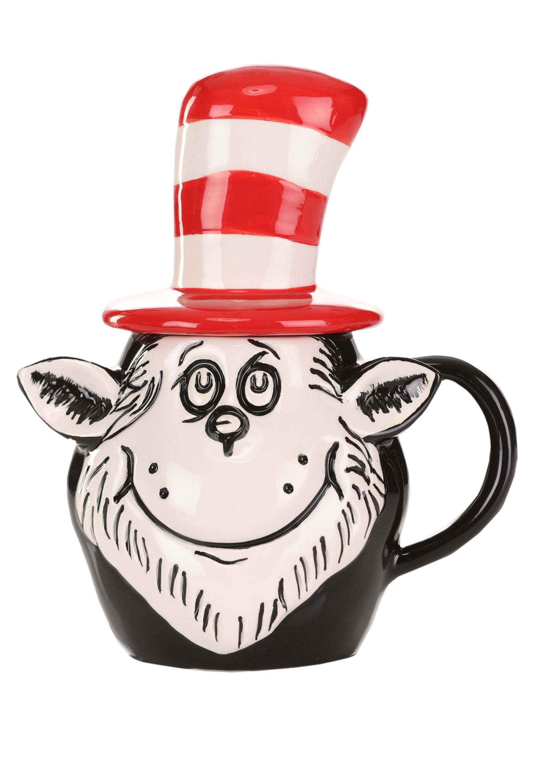 Cat In The Hat Sculpted Mug , Dr. Seuss Home & Office