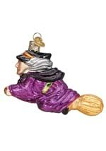 Witch on Broomstick Ornament Alt 2