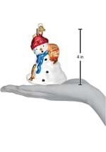 Snowman Melting with Hot Cheetos Ornament Alt 3