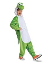 Kid's Super Mario Bros Yoshi Hooded Jumpsuit Onesie Alt 2