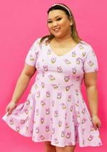 Womens Cakeworthy Daisy Duck V Neck Dress Alt 1