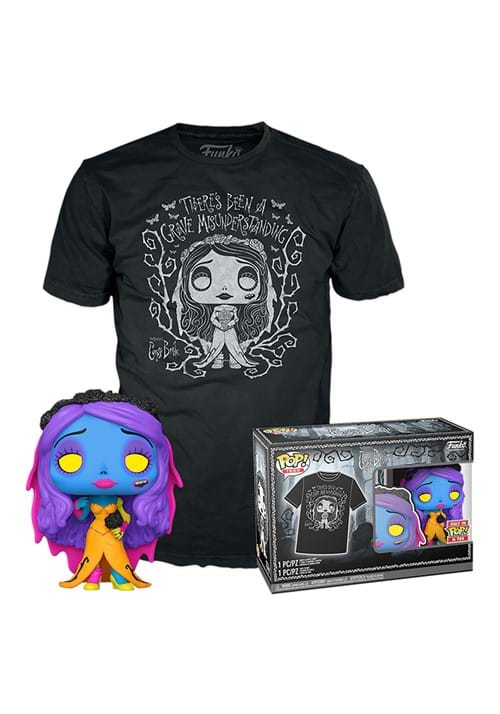 POP Tee Corpse Bride Emily Black Light