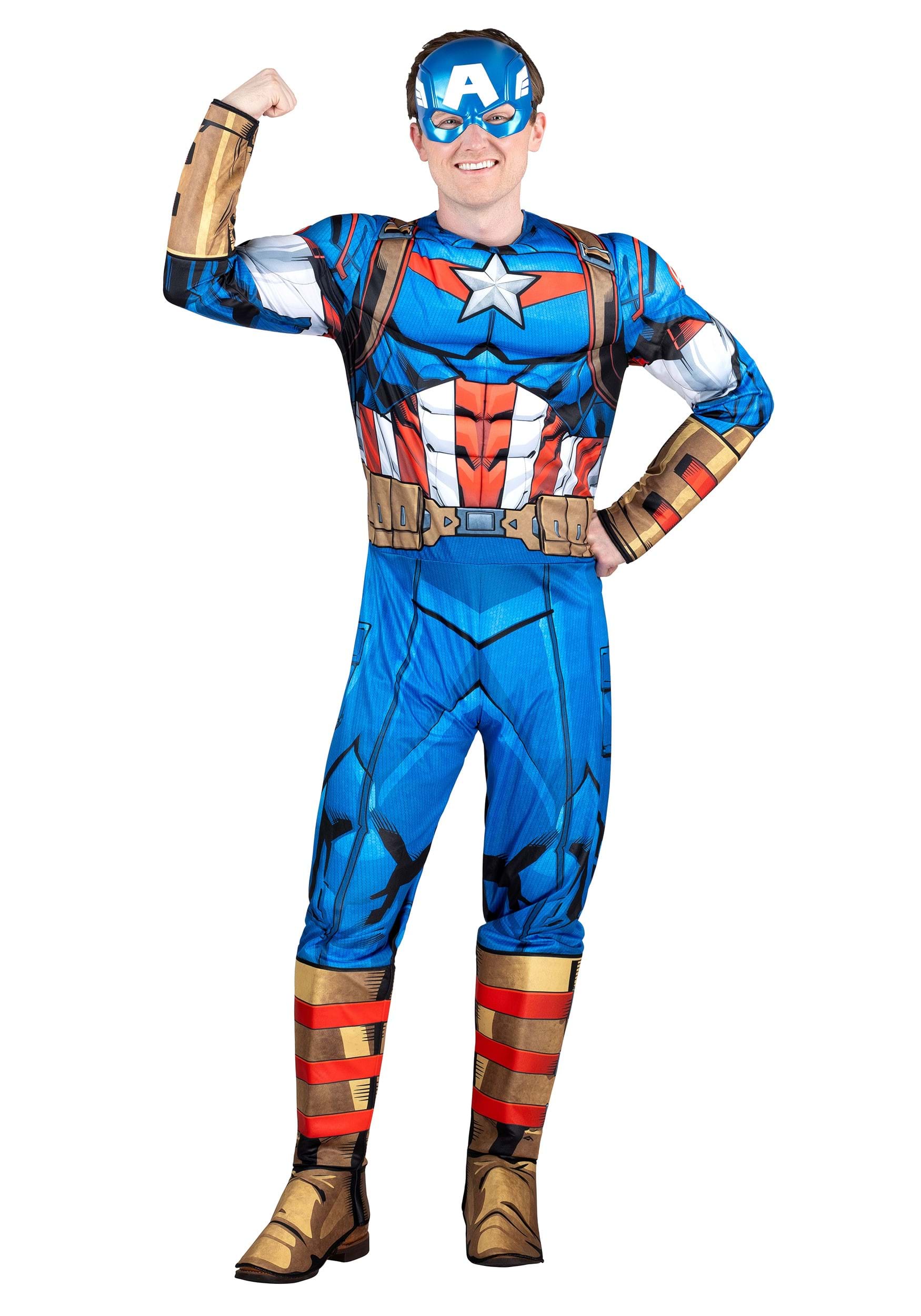 Captain America Qualux Adult Costume