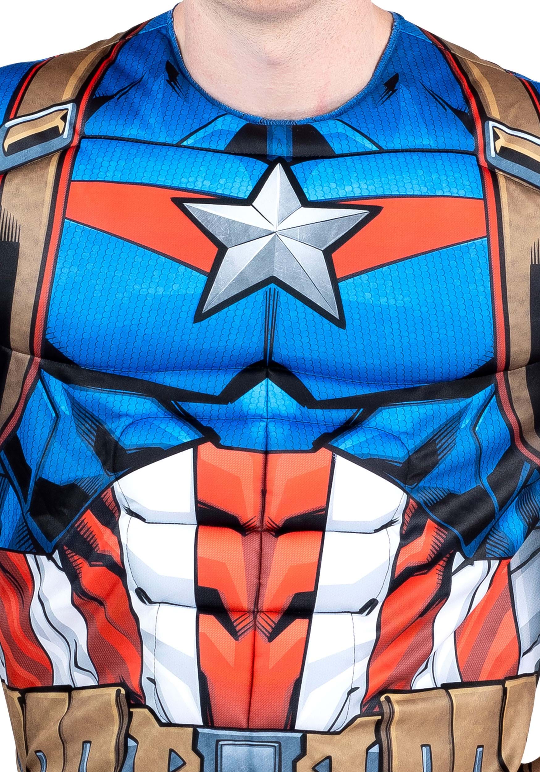 Captain America Qualux Adult Costume