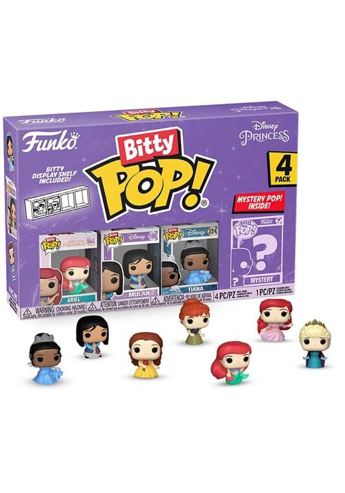 Bitty POP Disney Ariel Mini Figure 4 Pack