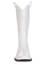 Adult White Cowboy Boots Alt 2