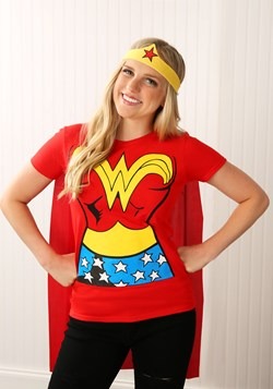 DC Comics Girls Wonder Woman Stars T-Shirt 