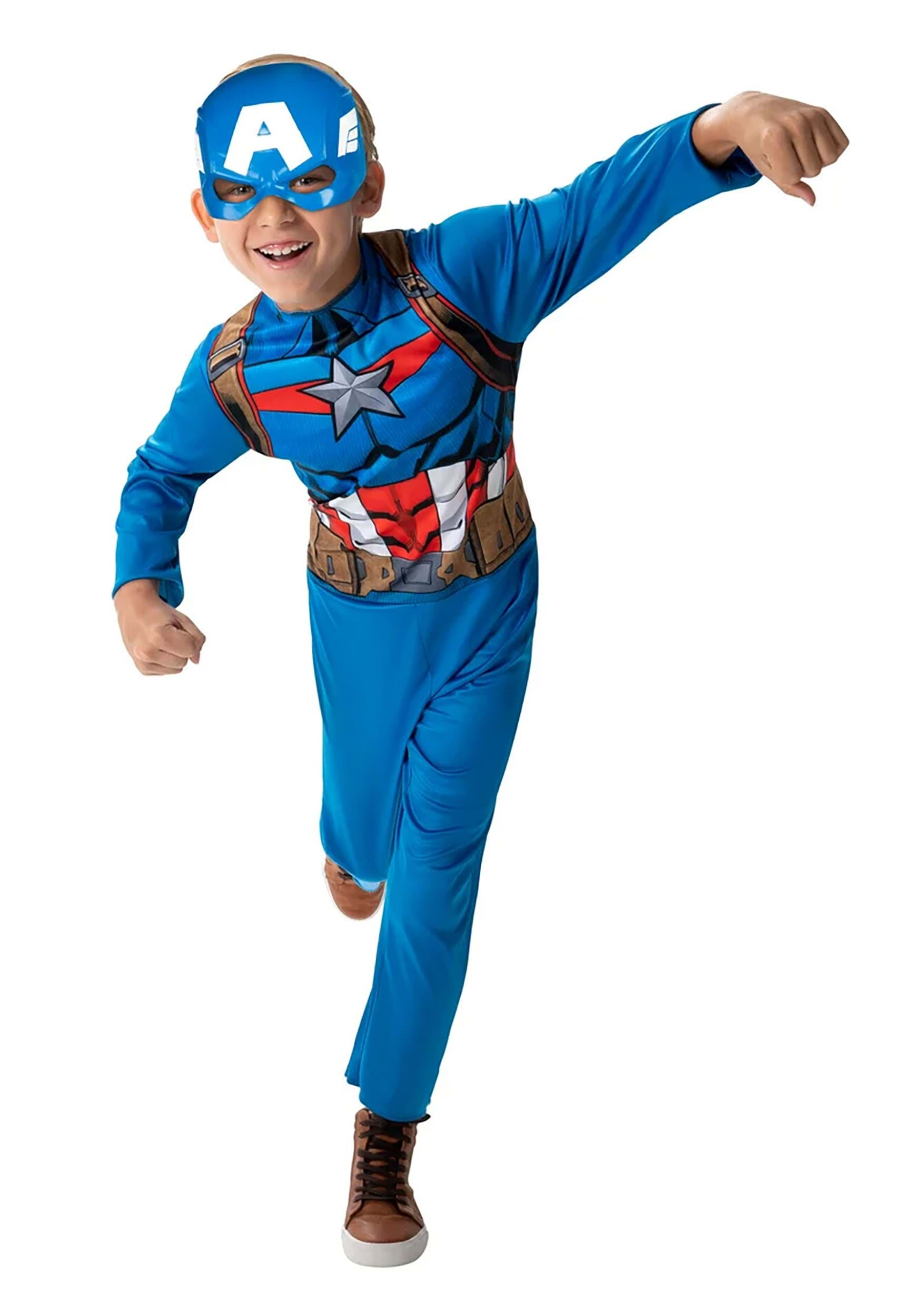 Boy's Captain America Steve Rogers Value Costume