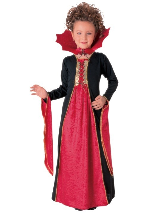 Kids Gothic Vampiress Costume