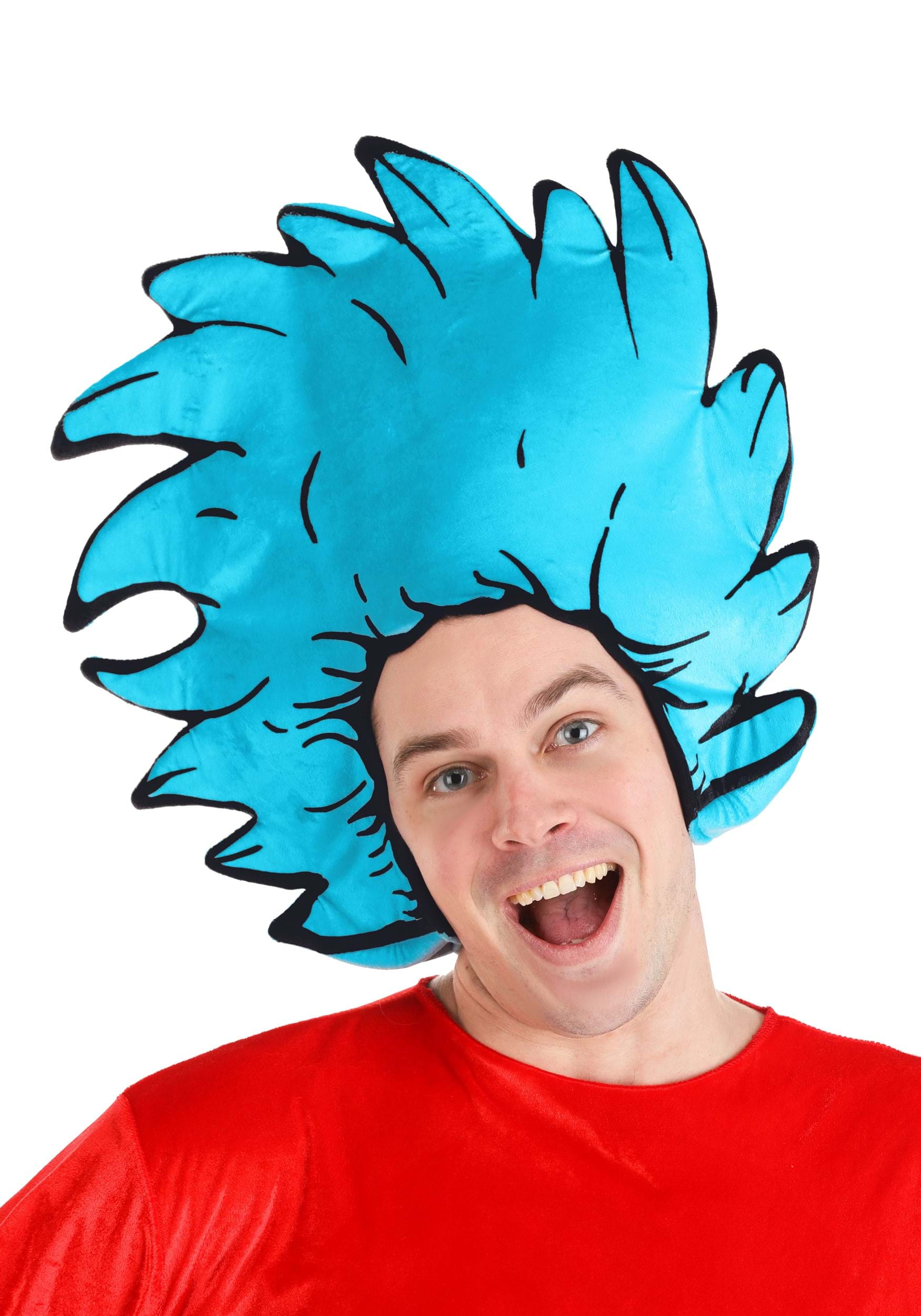 Dr. Seuss Adult Thing 1& 2 Foam Wig , Dr. Seuss Accessories