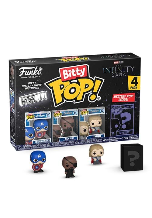 Bitty POP Marvel Captain America 4 Pack