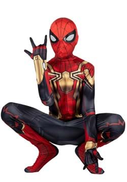Classic Spider Man Integrated Zentai Kids Costume