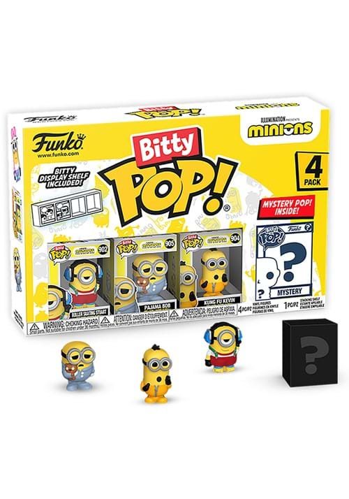 Bitty POP Minions Roller Skating Stuart 4 Pack