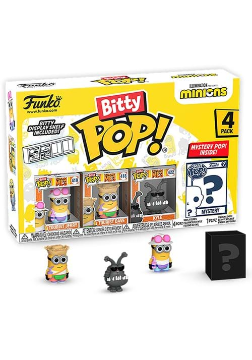 Bitty POP Minions Tourist Jerry 4 Pack