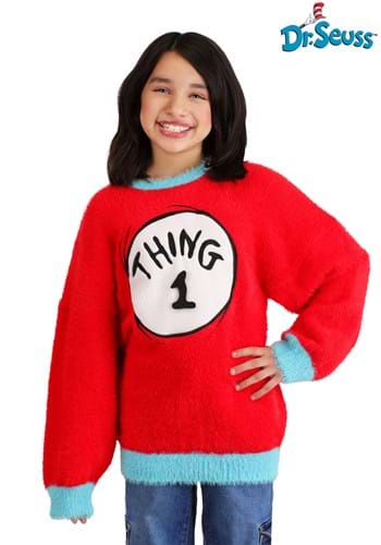 Kids Thing 1 2 Dr Seuss Christmas Sweater