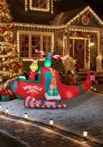 Animated Grinch Helicopter Christmas Inflatable UPD